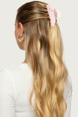 Heart Rhinestones Claw Clip