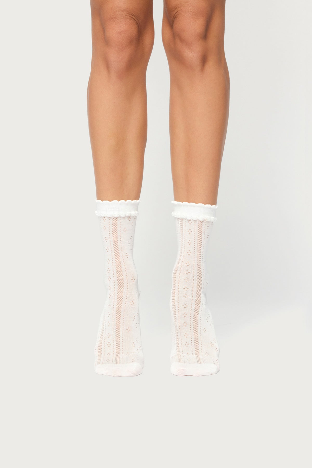 Frilly Pointelle Socks