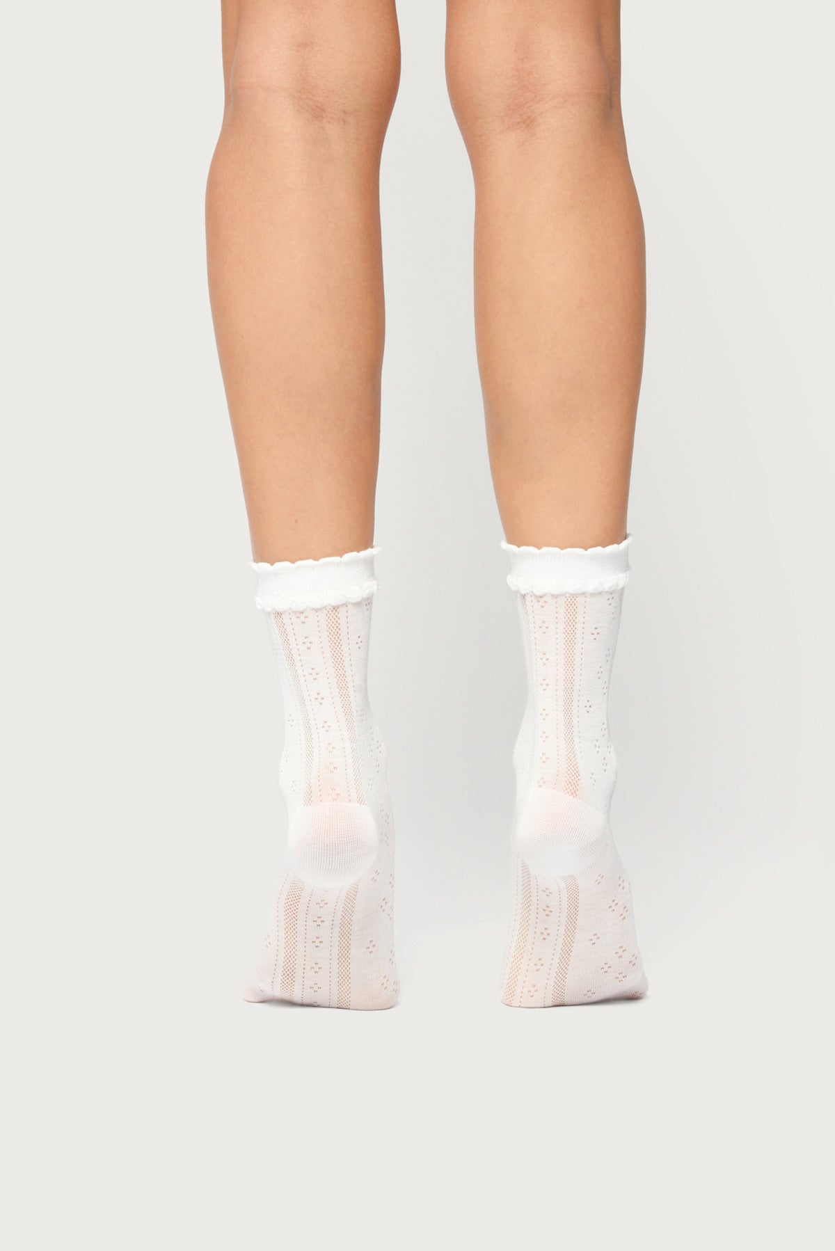 Frilly Pointelle Socks