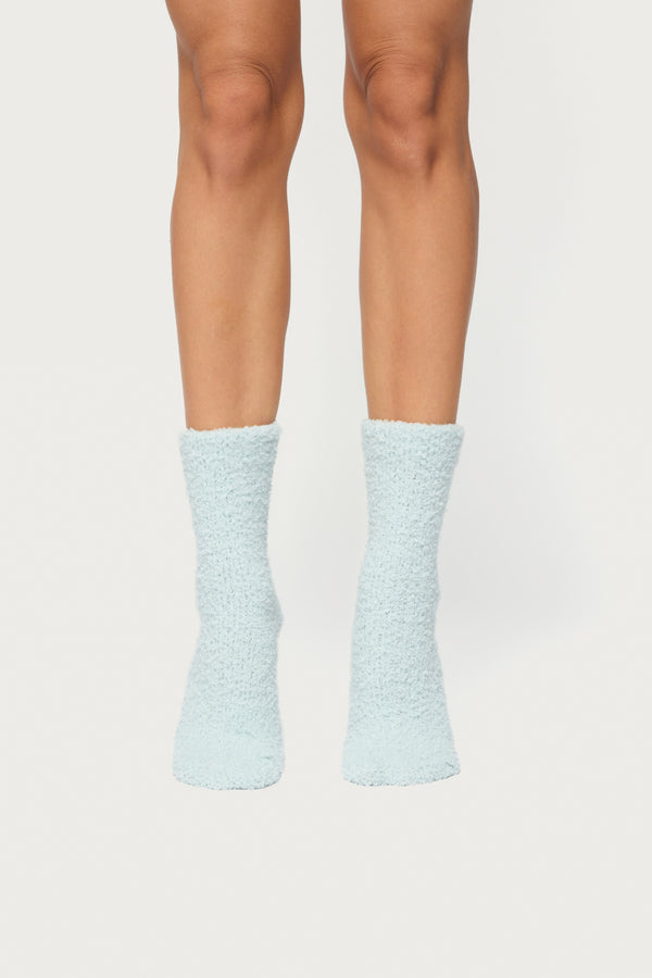 Fuzzy Cloud Socks view 1