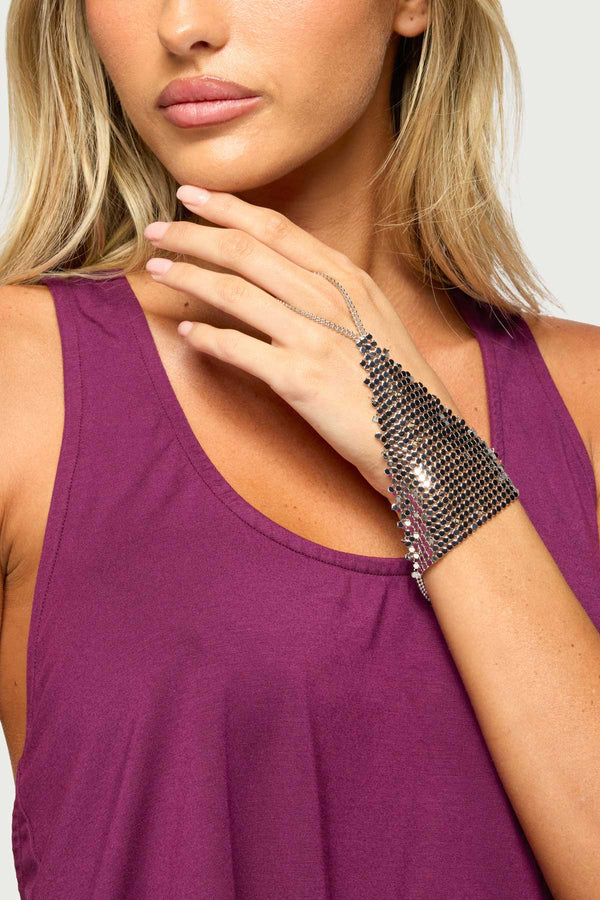 Chainmail Hand Chain view 1