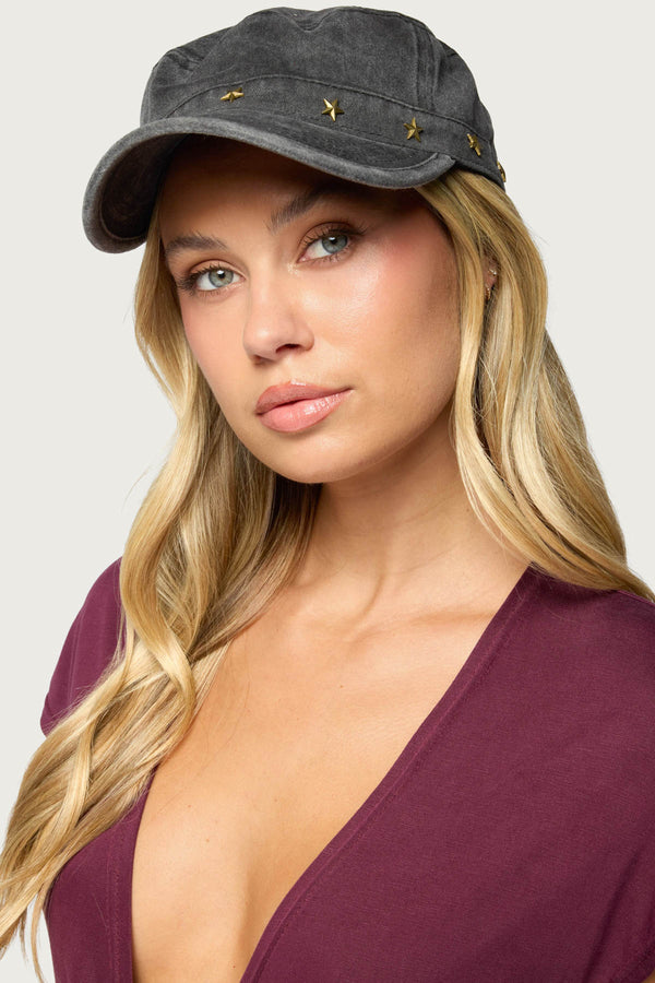 Star Studded Military Hat view 1