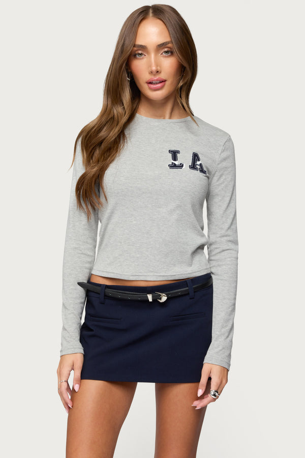LA Girl Long Sleeve T Shirt