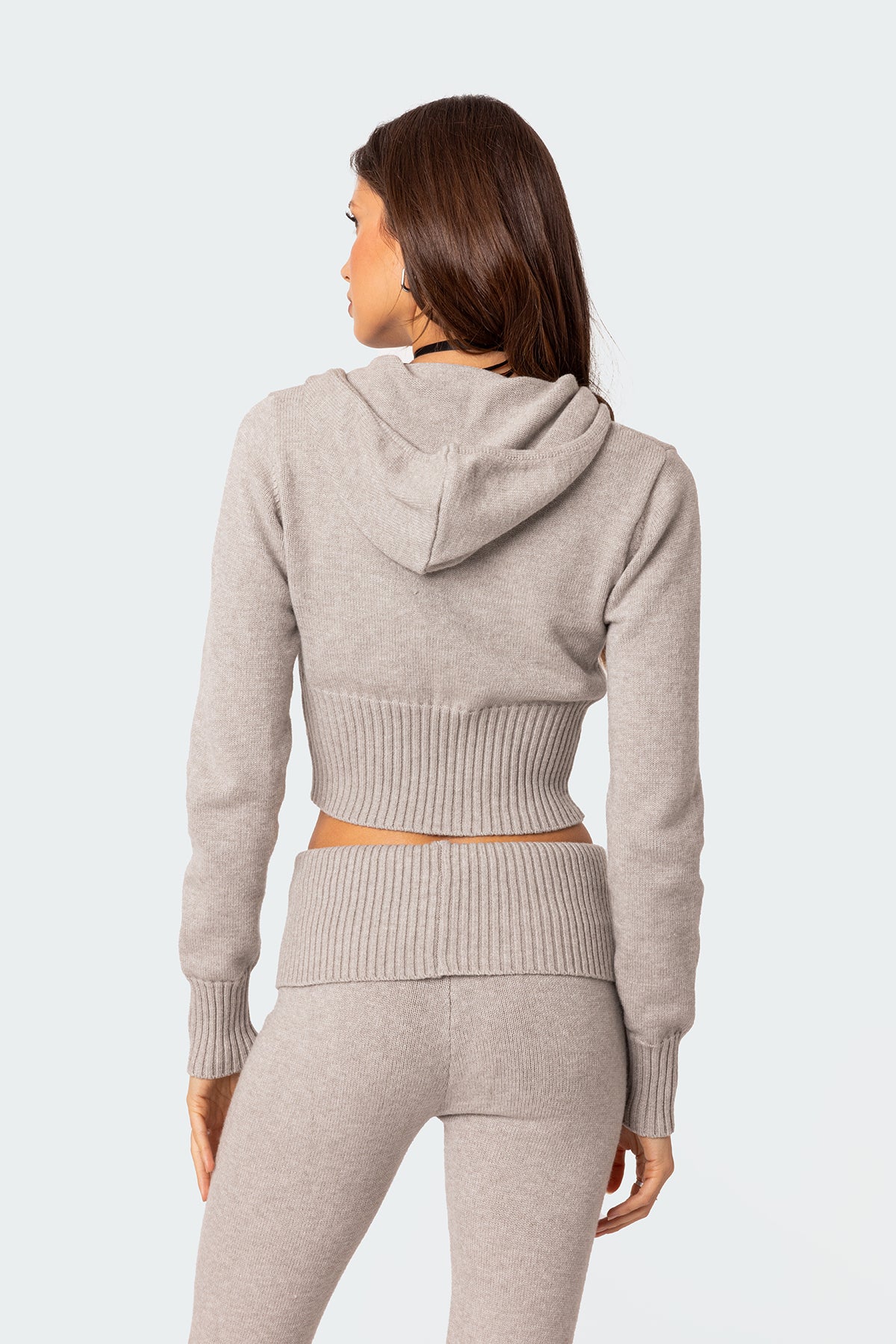 Desiree Knitted Hooded Cardigan