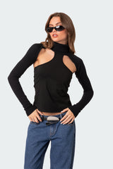 Turtle Neck Shrug Sweater