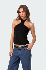 Wylder Tie Back Halter Top