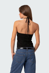 Wylder Tie Back Halter Top