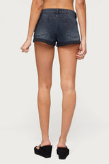 Rylin Low Rise Denim Shorts