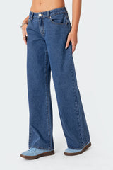 Raelynn Washed Low Rise Jeans