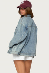 Dalia Oversized Denim Jacket