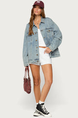 Dalia Oversized Denim Jacket