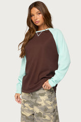 Me Time Oversized Waffle Top