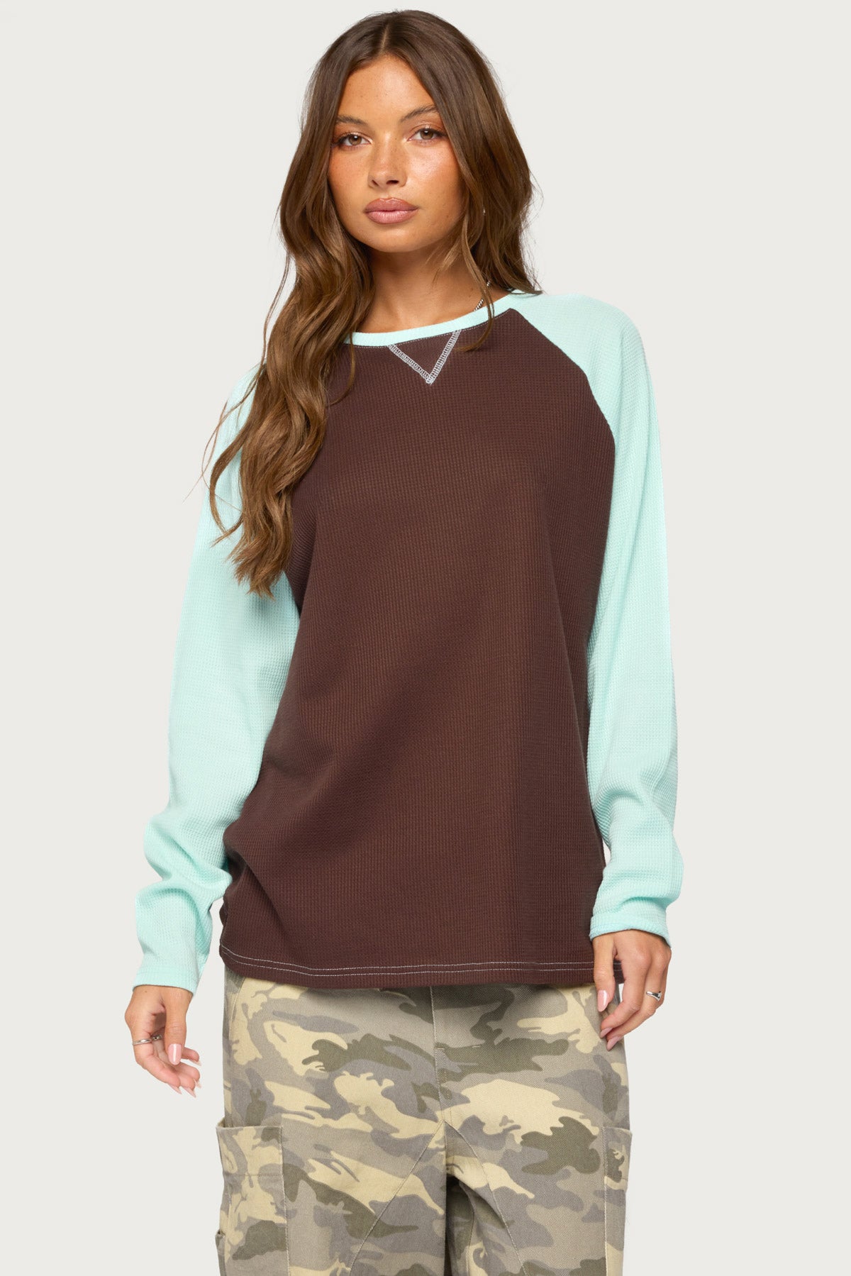 Me Time Oversized Waffle Top
