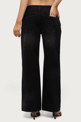 Petite Raelynn Washed Low Rise Baggy Jeans