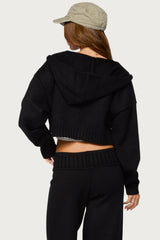 Russell Knit Hooded Cardigan