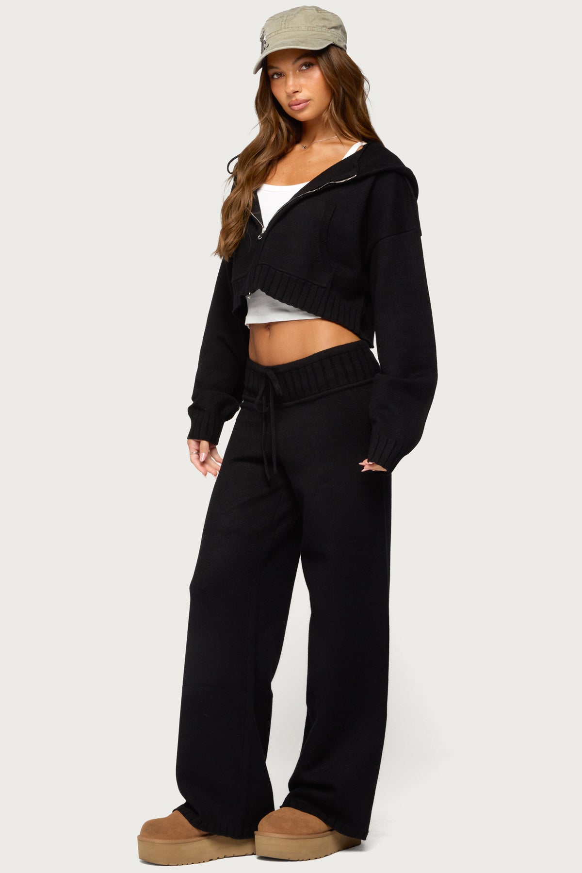 Russell Knit Hooded Cardigan