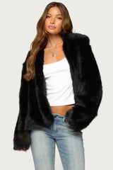 Mob Wife Faux Fur Jacket