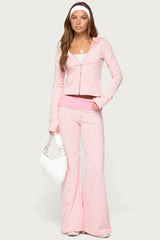 Meggy Striped Foldover Pants