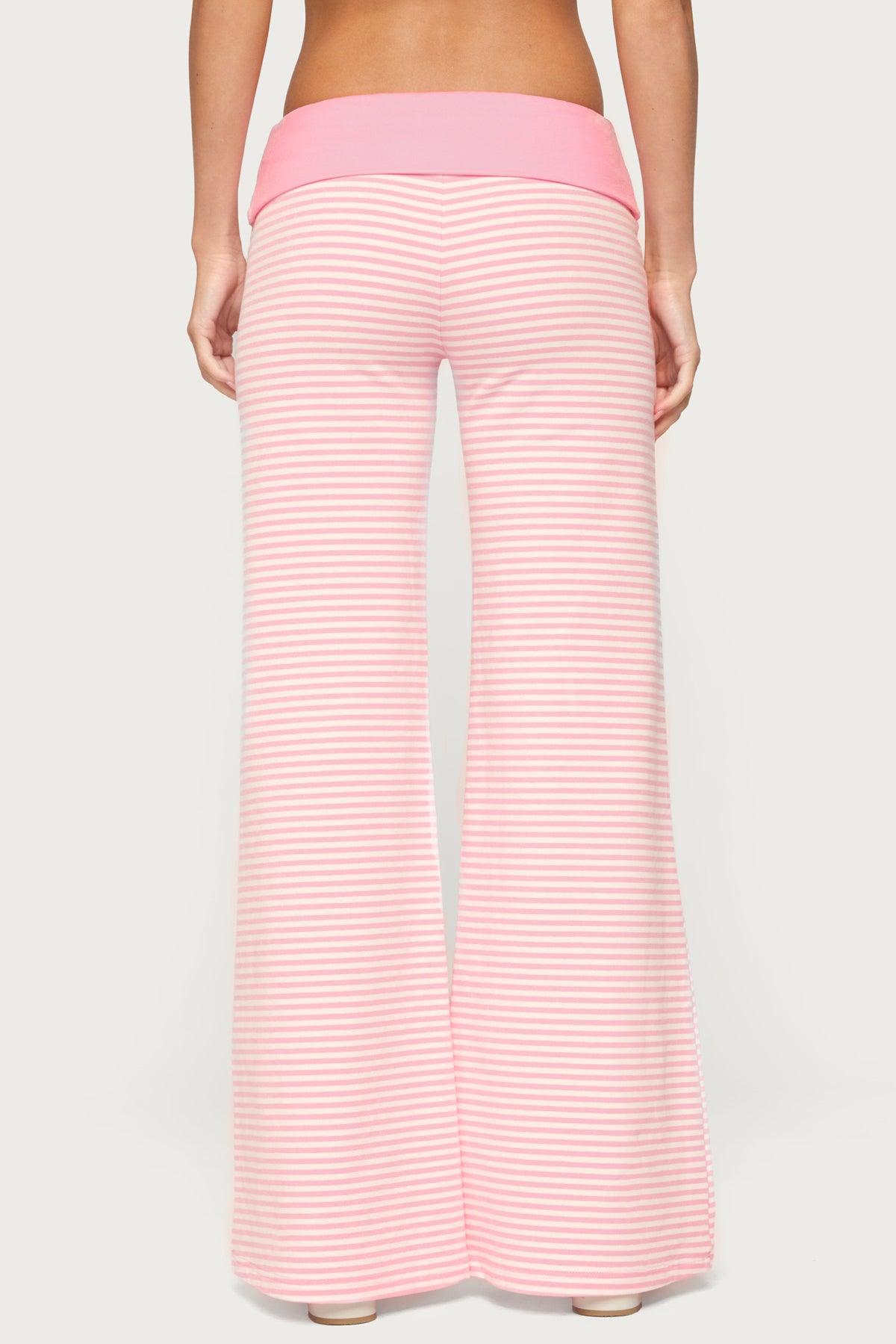 Meggy Striped Foldover Pants