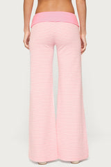 Meggy Striped Foldover Pants