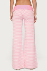 Meggy Striped Foldover Pants