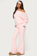 Plush Oversized Asymmetric Sweater