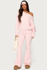 Plush Oversized Asymmetric Sweater
