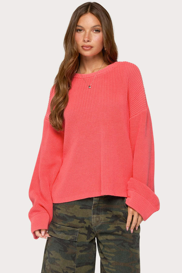 Marleen Oversized Knit Sweater