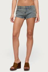 Jagger Low Rise Denim Shorts