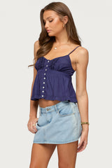 Halsey Ruffle Tank Top