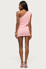 Fiora One Shoulder Cutout Mini Dress