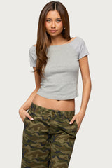 Marina Raglan Stripey T Shirt