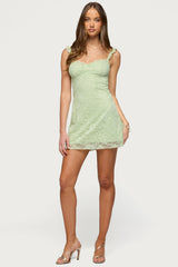 Stephanie Lace Mini Dress