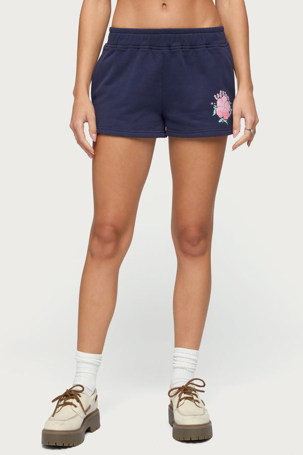 Beach Bloom Sweat Shorts