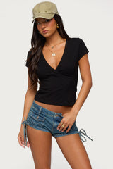 Merinda V Neck T Shirt
