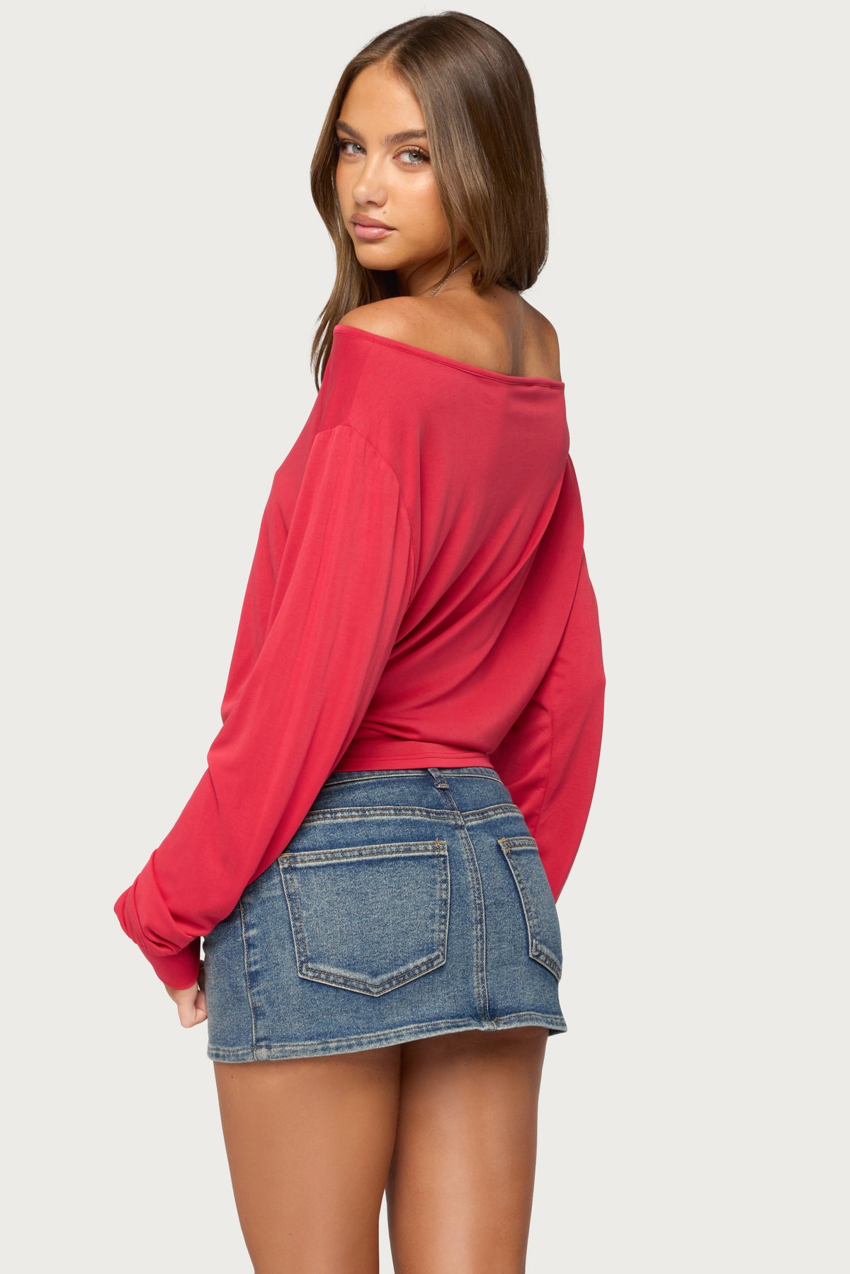Nannie Off Shoulder Oversized Top