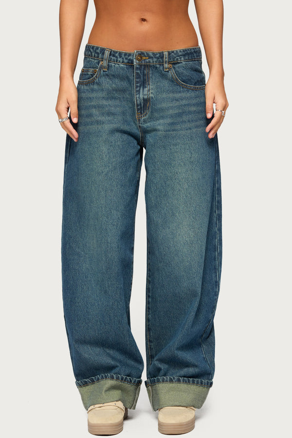 Kella Low Rise Baggy Jeans view 2