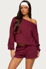 Kordelia Off Shoulder Sweatshirt