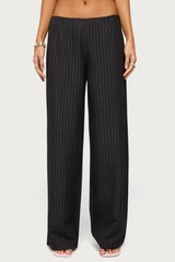 Kerie Pinstripe Low Rise Pants