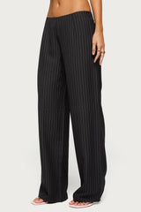 Kerie Pinstripe Low Rise Pants