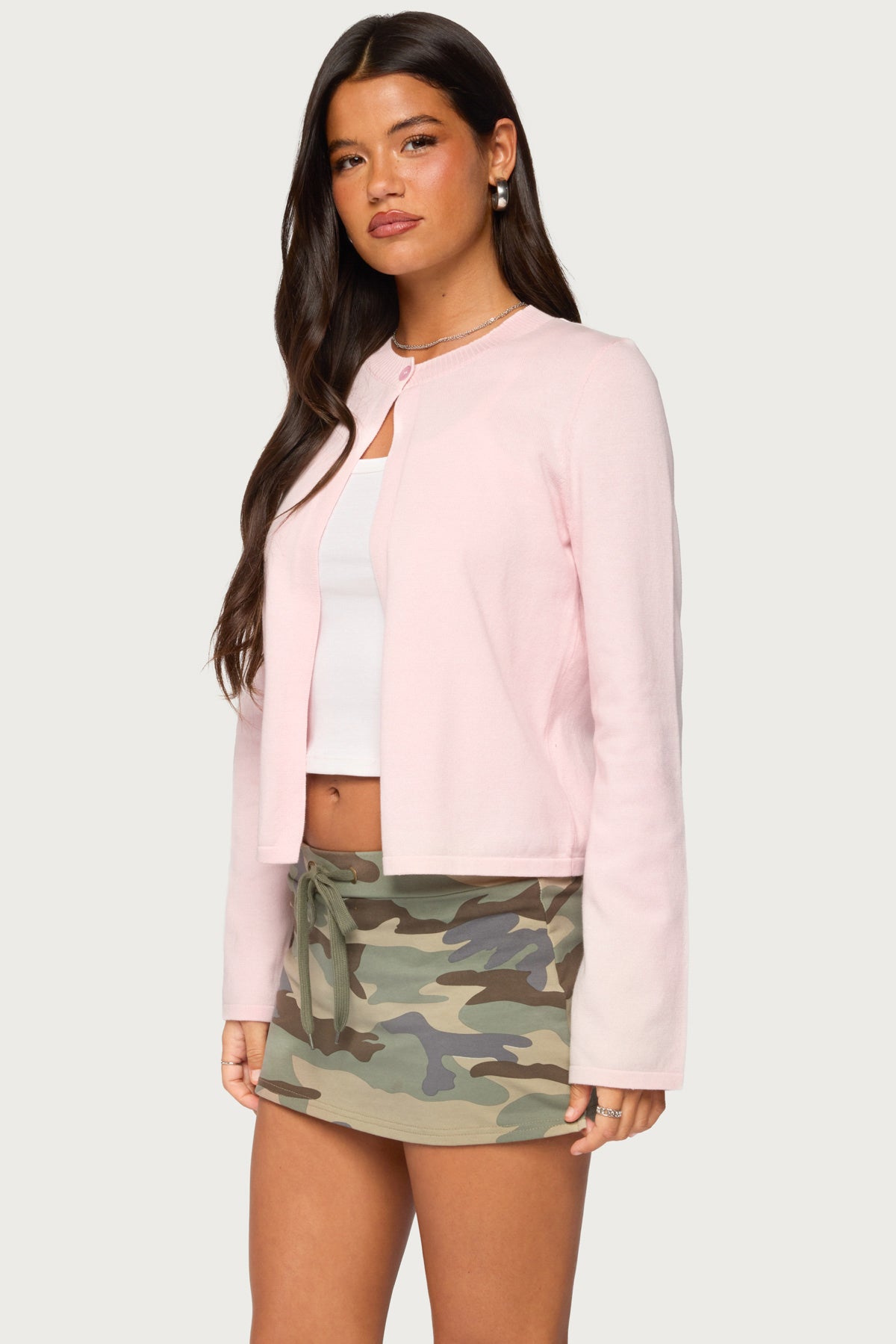 Jenie Split Front Knit Cardigan