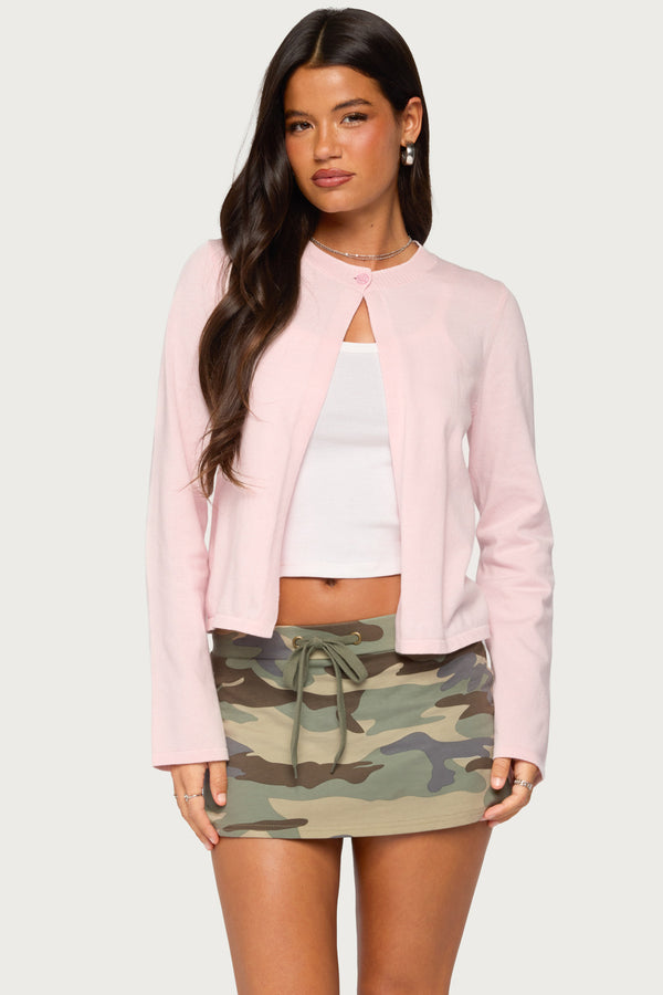 Jenie Split Front Knit Cardigan