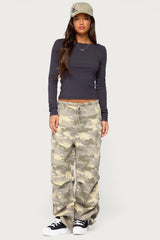 Savi Boat Neck Long Sleeve Top