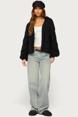Braiden Chunky Cable Knit Cardigan