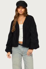 Braiden Chunky Cable Knit Cardigan