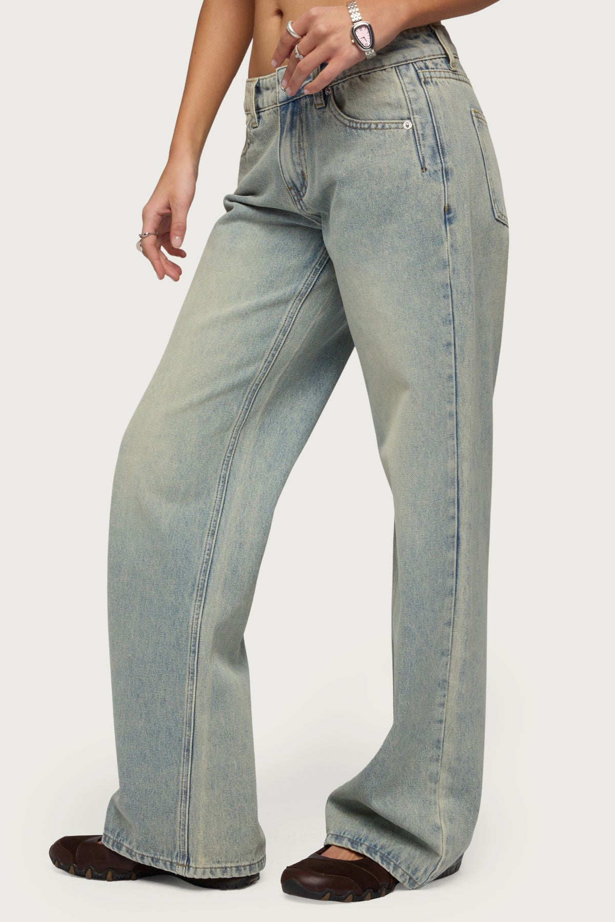 Holly Low Rise Straight Leg Jeans