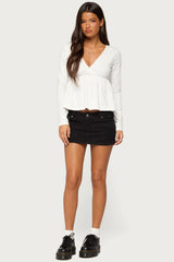 Kenzie Long Sleeve Babydoll Top
