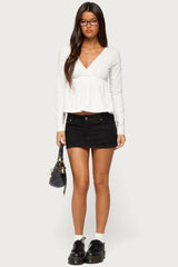 Kenzie Long Sleeve Babydoll Top