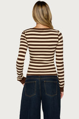 Rainey Striped Long Sleeve Top