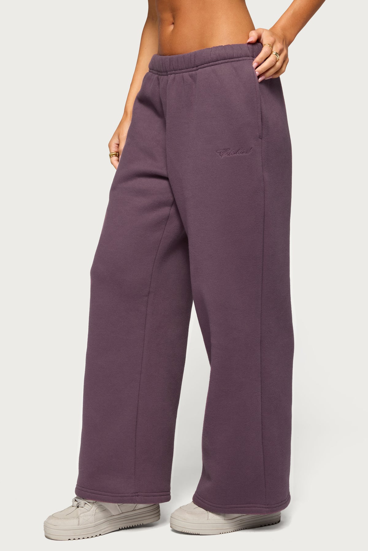 Basic Girl Wide Leg Edikted Sweatpants